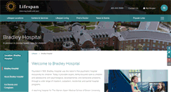 Desktop Screenshot of bradleyhospital.org